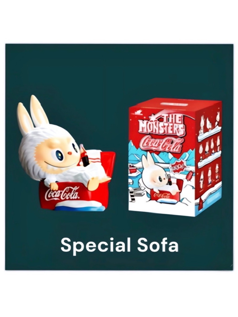 Pop Mart The Monsters Coca-Cola Series Figurine Special Sofa